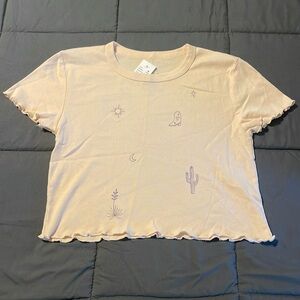 Pac Sun Western Print Crop Top